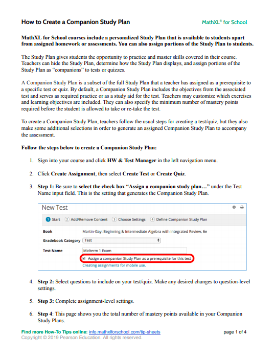 Teachers: How to Create a Companion Study Plan